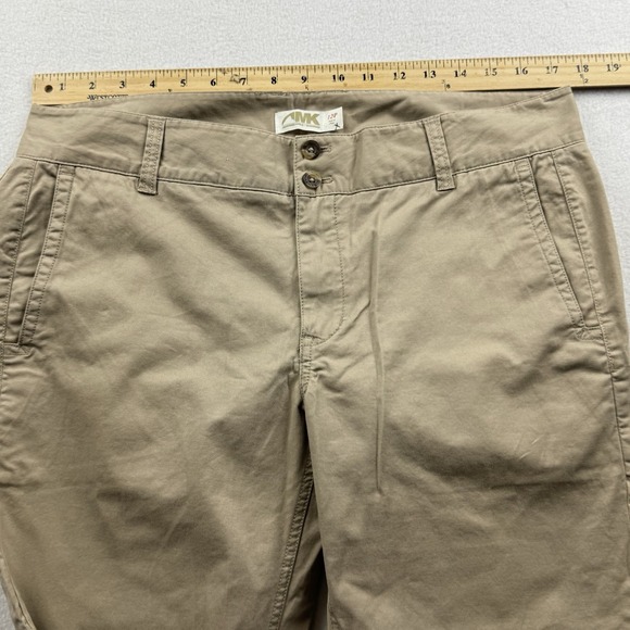 NWT Mountain Khakis‎ Pants Womens 12 Beige Flat Front Chino Khakis Classic - Picture 8 of 11